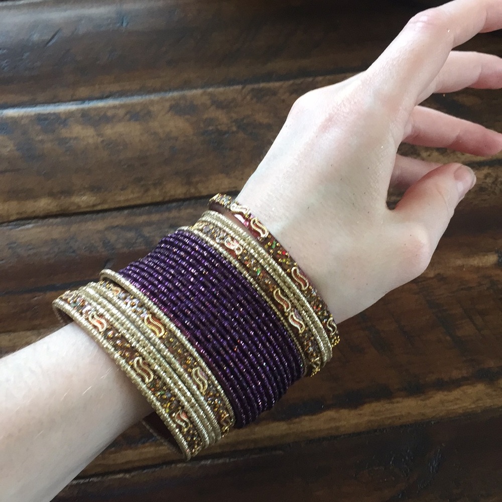 Indian Inspired Bangle Stack - image 3